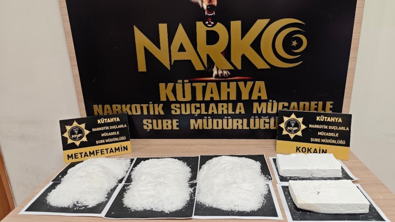 Kütahya'da uyuşturucu operasyonu