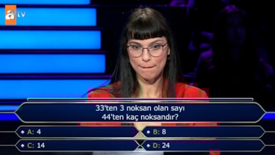 Bilgi yarışmasında elendiği soru izleyenleri şoke etti