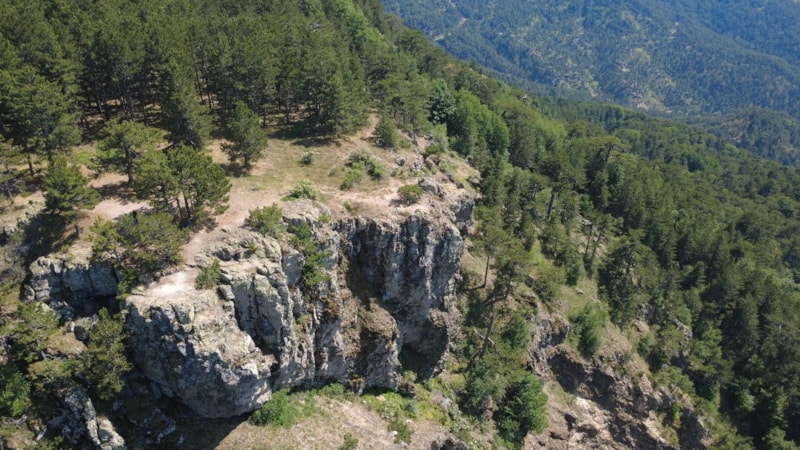Gelin Uçtu Kayalıkları, Türkiye’nin 271. tabiat parkı oldu