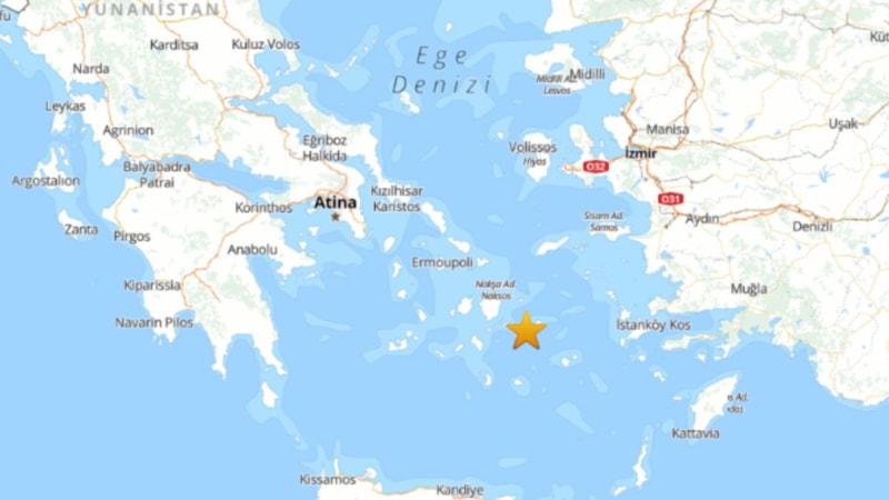 SON DAKİKA: Ege Denizi'nde şiddetli deprem