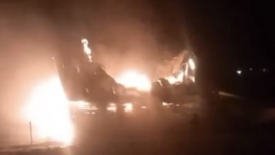 Çanakkale’de yıldırım düşen bungalov küle döndü