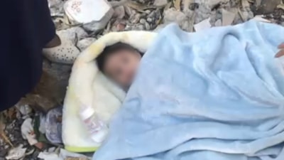 İstanbul'da boş arazide terk edilmiş bebek bulundu