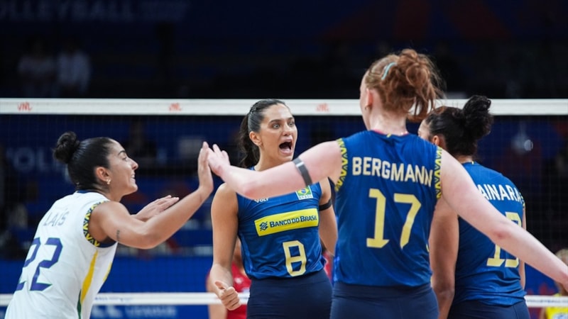 Brezilya, Dominik Cumhuriyeti'ne set vermedi