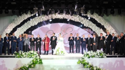 Sinan Engin'in kızı, görkemli bir düğünle evlendi