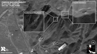 ABD'nin vurduğu Fordo Nükleer Tesisi'nin uydu görüntüsü ortaya çıktı