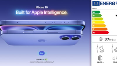 iPhone'lar ve iPad'ler artık AB enerji etiketleriyle satılacak