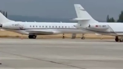 Çorum'daki sosyete düğününe ünlü akını: Özel jetler havaalanına sığmadı