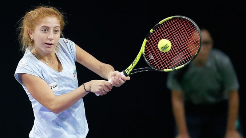 Berfu Cengiz, Wimbledon'a elemelerin ilk turunda veda etti