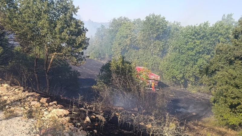 Çanakkale'de tarım arazisinde yangın paniği