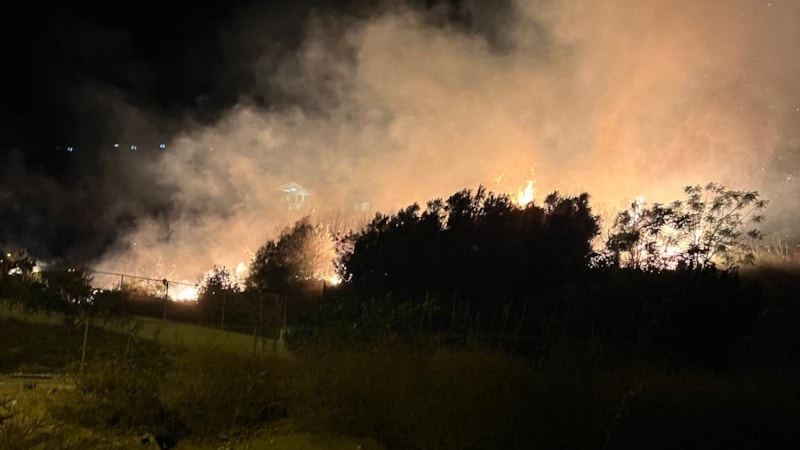 Hatay'da ağaçlık alanda çıkan yangın söndürüldü