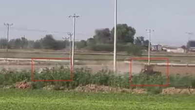 Şanlıurfa’da polis dur ihtarına uymayan traktörü tarlaya kadar kovaladı