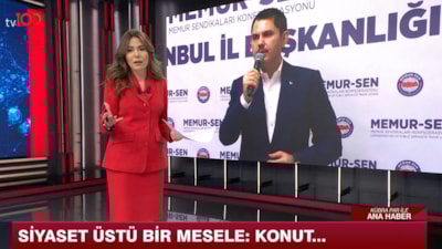 tv100 canlı yayınında Kübra Par'dan Murat Kurum'un kiralık konut projesine destek