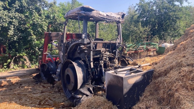 Tekirdağ'da traktör yangını: 1 yaralı