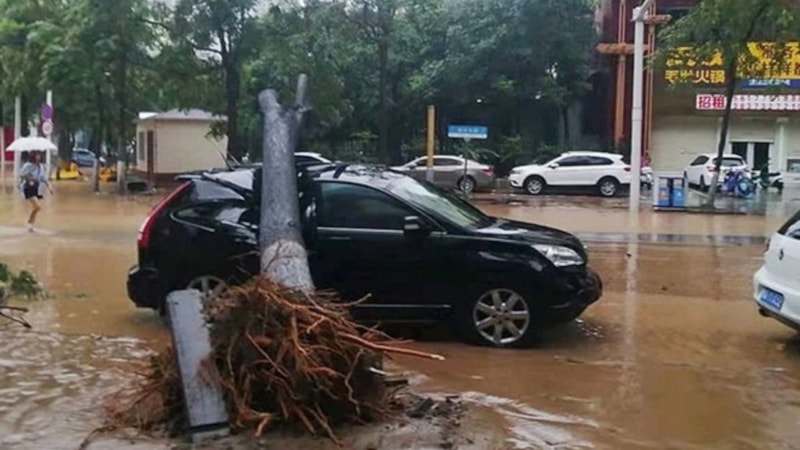 Çin'in Guicou eyaletinde sel: Acil durum en yüksek seviyede