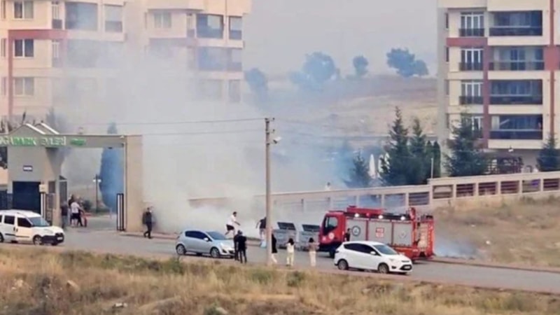 Eskişehir'de sigara izmariti yangın çıkardı