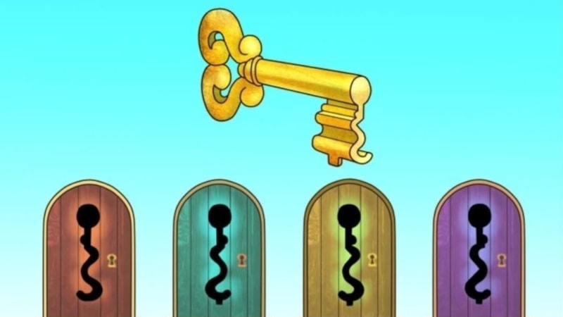 Zihinsel Hız Testi: 8 Saniyede Doğru Anahtar Deliğini Bulun...