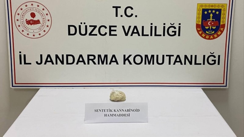 Düzce'de piyasa değeri 3 milyon TL'lik uyuşturucu ele geçirildi