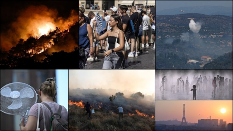 Aşırı sıcakların etkisindeki Avrupa yangın alarmı veriyor