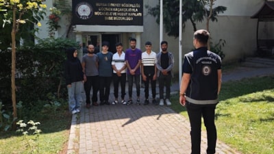 Bursa'da 7 kaçak göçmen ve 1 organizatör yakalandı
