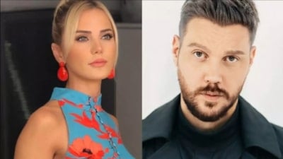 Aşkını sosyal medyadan ilan etti! Ece Erken Sinan Akçıl'ı öptü