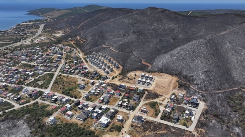 İzmir ve Bilecik'te bazı ilçeler orman yangınları sonrası 