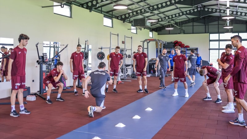 Trabzonspor'da yeni sezon hazırlıkları sürüyor