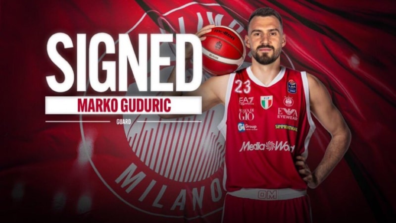 Fenerbahçe ayrılan Marko Guduric, EA7 Emporio Armani Milan'a gitti