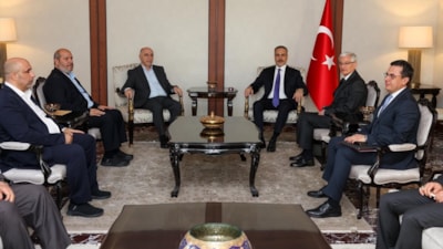 Dışişleri Bakanı Fidan, Hamas heyetiyle görüştü