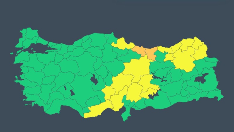 İçişleri Bakanlığı 11 ili uyardı: Sağanak ve fırtına geliyor