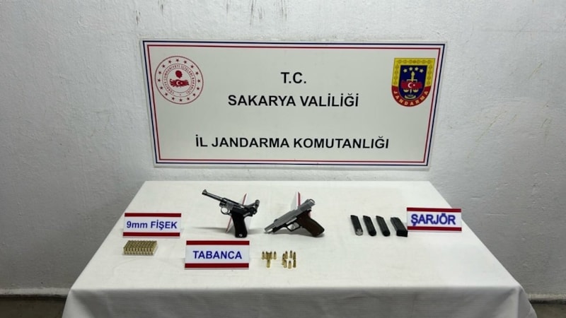 Sakarya’da kaçak silah operasyonu kapsamında 1 tutuklama