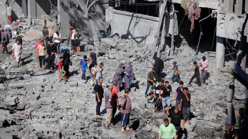 Gazze'de can kaybı 57 bin 338'e yükseldi