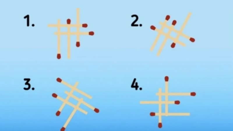 Görsel Zeka Testi: Sadece %1’i Farklı Kibrit Desenini 11 Saniyede Görebiliyor