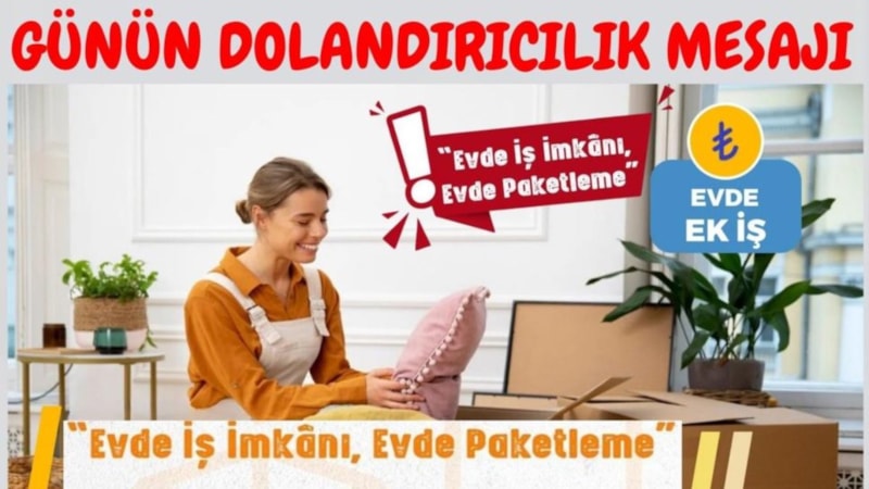 'Evde iş imkanı' vaadiyle dolandırıcılığa dikkat