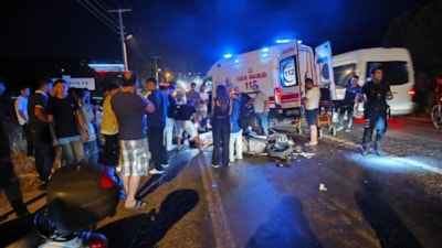 Aydın'da oğlunu yerde yaralı görünce feryat etti