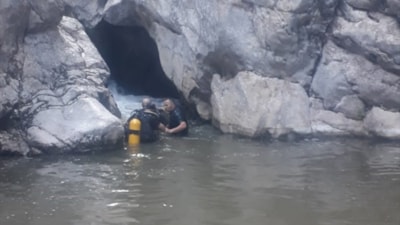 Tokat'ta kanyondaki şelaleden düşen kişi yaşamını yitirdi