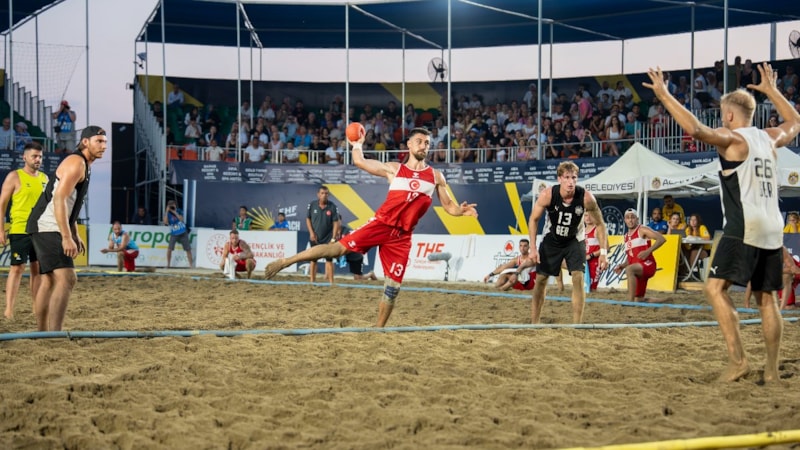 2025 Avrupa Plaj Hentbol Şampiyonası’nda ilk gün maçları sona erdi