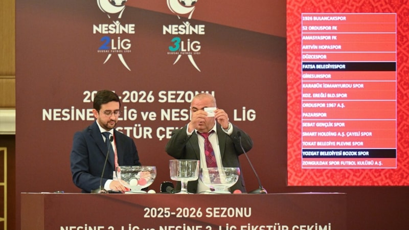 2. ve 3. Lig'in yeni sezon fikstürü, Ankara'da çekildi