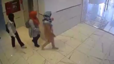 Gaziantep'te hırsızlıklarını türbanla kamufle ettiler