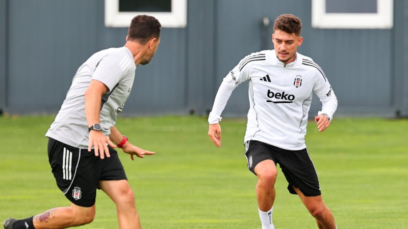 Beşiktaş, ST Pölten maçı öncesi son idmanı yaptı