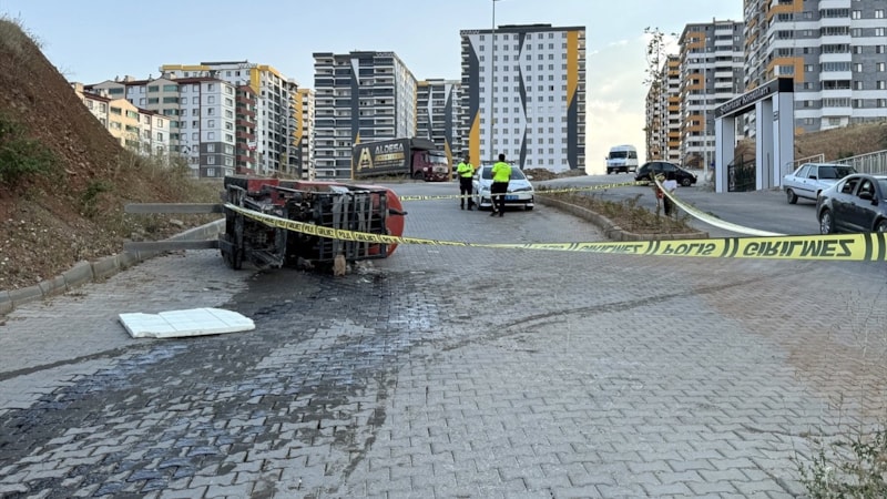 Kırıkkale'de forkliftin altında kalan 16 yaşındaki sürücü öldü