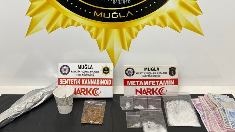 Muğla'da 17 uyuşturucu operasyonunda 5 tutuklama