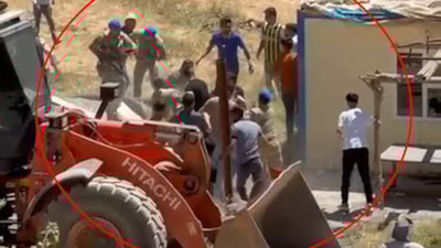 Şırnak'ta sopalı, tekmeli, yumruklu kavga kamerada