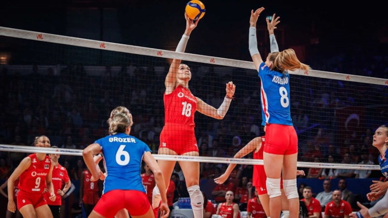 A Milli Kadın Voleybol Takımı, Çekya'ya mağlup oldu