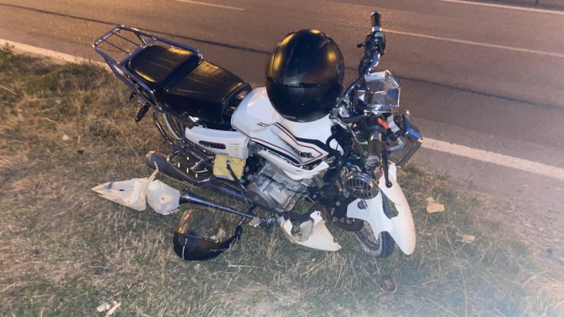 Samsun'da otomobil motosikletle çarpıştı: 1 yaralı