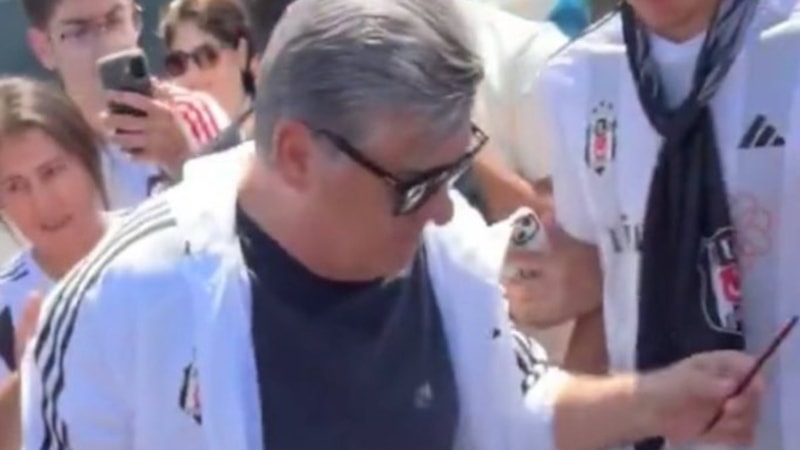 Beşiktaş taraftarının Serdal Adalı'ya sevinç gösterisi şaşkına çevirdi