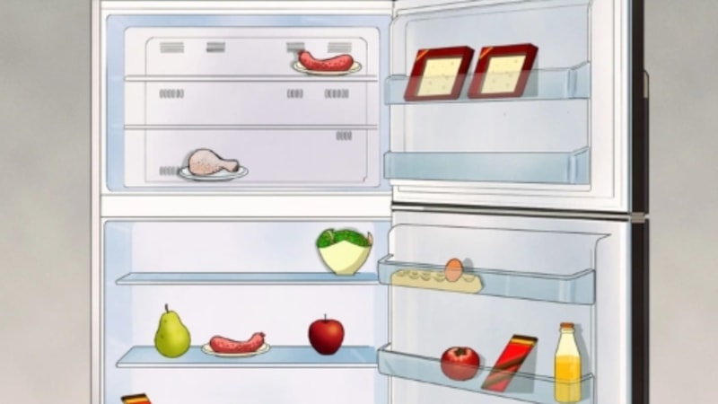 IQ isteyen illüzyon: Buzdolabına bakın, tek kalanı yakalayın...