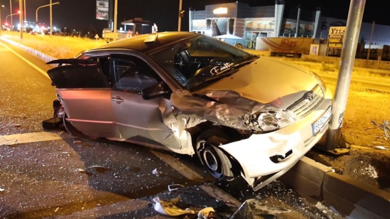 Aksaray’da tır ile 2 otomobil çarpıştı: 1 yaralı