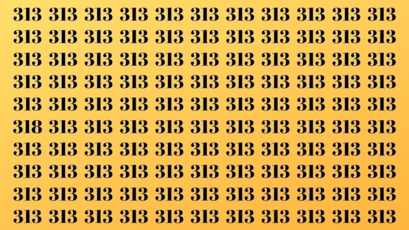 Optik illüzyon: Resimdeki farklı sayıyı 7 saniyede bulanların IQ'su en az 130 çıkıyor