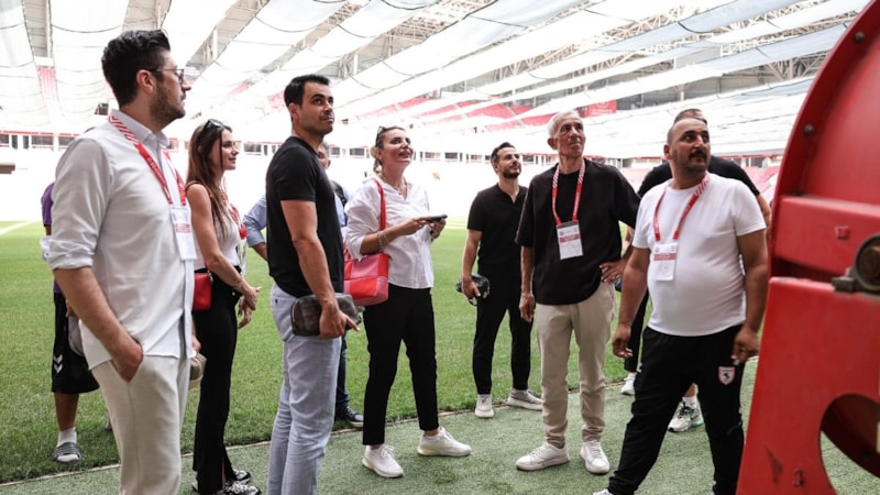 UEFA yetkilileri, Samsunspor'un stadyumunu inceledi