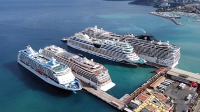 Türkiye limanlarına 6 ayda 490 kruvaziyer gemisi demir attı